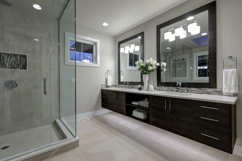 Modern Vanity and Lighting