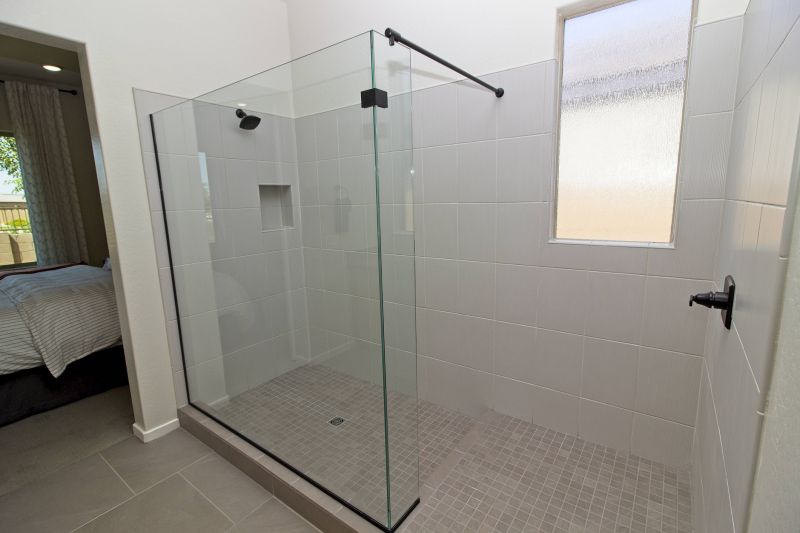Shower with Large Tiles
